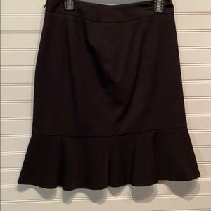 WHBM ruffled pencil skirt